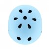 Kask rowerowy dla dziecka  dziecięcy regulowany LED M 55-58cm niebieski